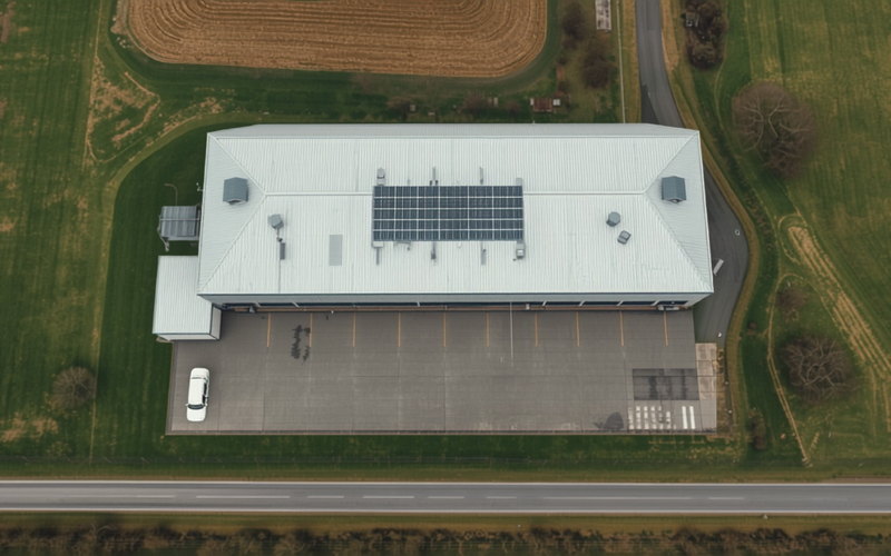 Aufdach-PV mit 58 kWp in Hessen – Fertigung und Service